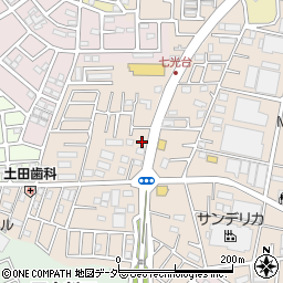 千葉県野田市七光台438-1周辺の地図