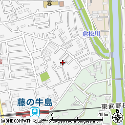 埼玉県春日部市牛島1473-13周辺の地図