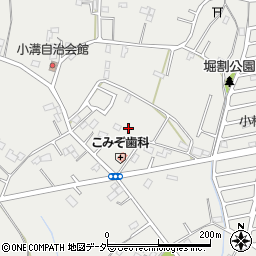 埼玉県さいたま市岩槻区小溝周辺の地図