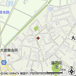 埼玉県春日部市大衾133周辺の地図