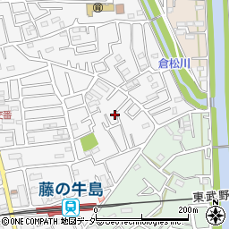 埼玉県春日部市牛島1473-21周辺の地図