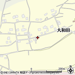 茨城県つくばみらい市大和田100周辺の地図