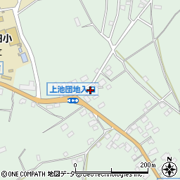 茨城県牛久市岡見町2104周辺の地図
