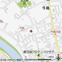 埼玉県春日部市牛島186周辺の地図