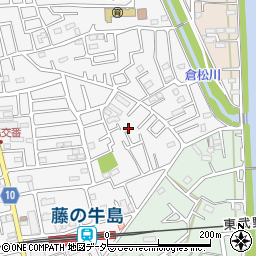 埼玉県春日部市牛島1473-47周辺の地図