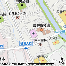辰野町民会館周辺の地図