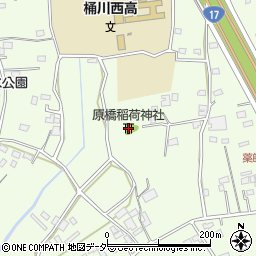 原橋稲荷神社周辺の地図