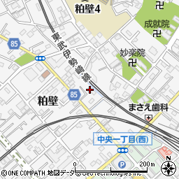 埼玉県春日部市粕壁6605-7周辺の地図