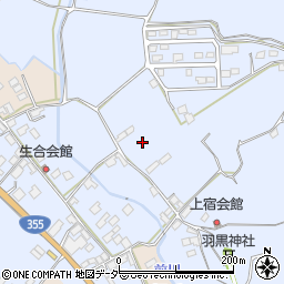 茨城県行方市富田周辺の地図