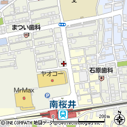 武蔵野銀行庄和支店周辺の地図