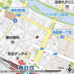 埼玉県春日部市粕壁2丁目7-1周辺の地図