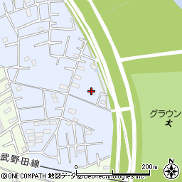 埼玉県春日部市西金野井1606周辺の地図
