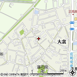 埼玉県春日部市大衾182周辺の地図