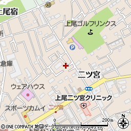 埼玉県上尾市二ツ宮1042周辺の地図