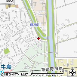 埼玉県春日部市牛島1326周辺の地図