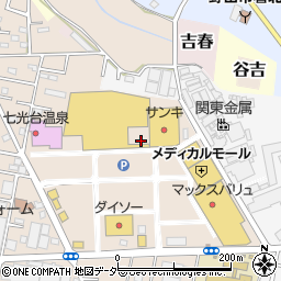 クイーンオフ野田七光台店周辺の地図