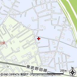 埼玉県春日部市西金野井1686周辺の地図