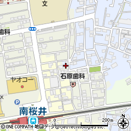 埼玉県春日部市西金野井103周辺の地図