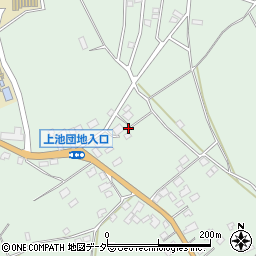 茨城県牛久市岡見町2103周辺の地図