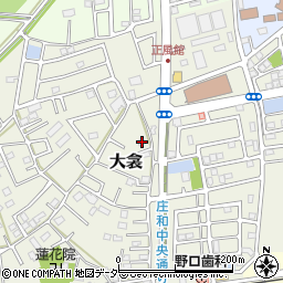 埼玉県春日部市大衾204周辺の地図