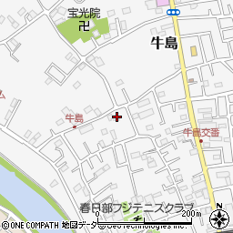 埼玉県春日部市牛島225周辺の地図