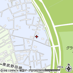 埼玉県春日部市西金野井1603周辺の地図
