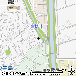 埼玉県春日部市牛島1324周辺の地図