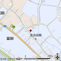 茨城県行方市富田287周辺の地図