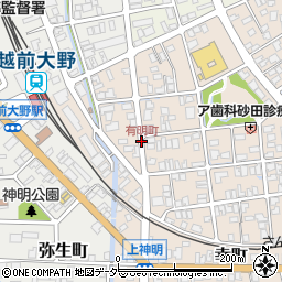 有明町周辺の地図