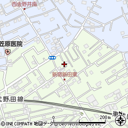 埼玉県春日部市新宿新田303周辺の地図