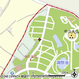 茨城県牛久市久野町2022周辺の地図