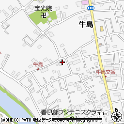 埼玉県春日部市牛島224周辺の地図