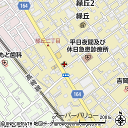 がってん寿司上尾店周辺の地図