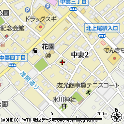 埼玉県上尾市中妻2丁目の地図 住所一覧検索 地図マピオン
