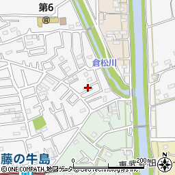 埼玉県春日部市牛島1335周辺の地図