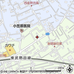 埼玉県春日部市新宿新田319周辺の地図