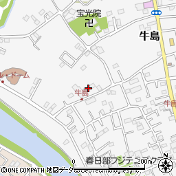埼玉県春日部市牛島228周辺の地図