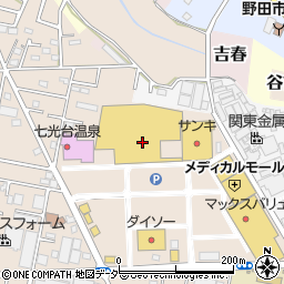 千葉銀行イオンタウン野田七光台 ＡＴＭ周辺の地図