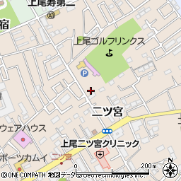埼玉県上尾市二ツ宮1027周辺の地図