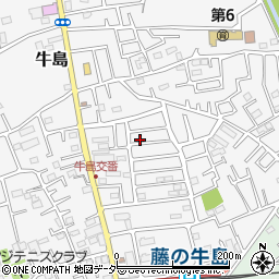埼玉県春日部市牛島1500周辺の地図