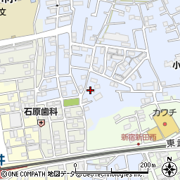 埼玉県春日部市西金野井93周辺の地図