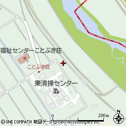 赤尾桜堤公園周辺の地図