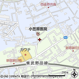 埼玉県春日部市新宿新田320周辺の地図
