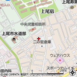埼玉県上尾市二ツ宮1098周辺の地図