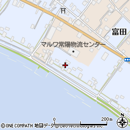 茨城県行方市富田188周辺の地図