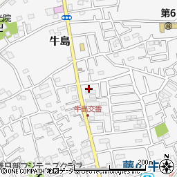 埼玉県春日部市牛島1426周辺の地図