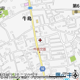 埼玉県春日部市牛島1426周辺の地図