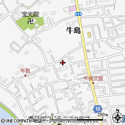 埼玉県春日部市牛島217周辺の地図