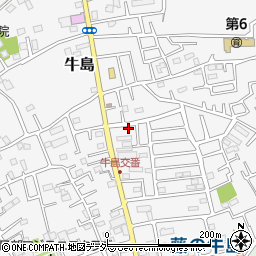 埼玉県春日部市牛島1428周辺の地図