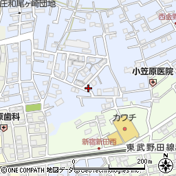 埼玉県春日部市西金野井78周辺の地図